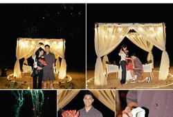 Cựu cầu thủ HAGL Vũ Văn Thanh cầu hôn bạn gái