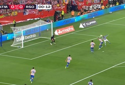 Bàn thua lịch sử mà Atletico phải chịu sau 14 giây trước Real Sociedad ở chung kết Cúp Nhà vua