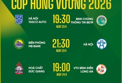 Lịch thi đấu cúp bóng chuyền Hùng Vương hôm nay 23/4: Những trận Bán Kết huỷ diệt?