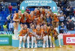 Conegliano lần thứ 9 vô địch Serie A1, khẳng định kỷ nguyên thống trị