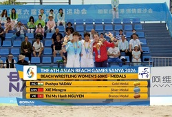 “Chị cả” Mỹ Hạnh giành HCĐ vật tại Đại hội Thể thao Bãi biển châu Á 2026