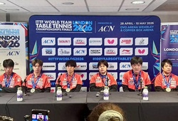 Tuyển bóng bàn Nhật Bản tiếc nuối ngôi vô địch, hướng tới màn phục thù tại Fukuoka 2028