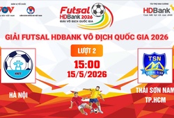 Link xem trực tiếp futsal HDBank VĐQG 2026: Hà Nội vs Thái Sơn Nam