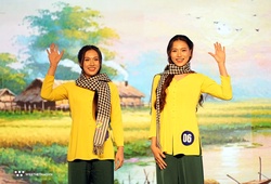 Màn trình diễn áo bà ba ấn tượng của các đội bóng tham dự cúp VTV9 Bình Điền