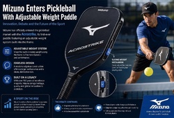 Vợt pickleball thế hệ mới của Mizuno gây tranh cãi vì thiết kế khác thường