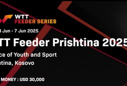 Kết quả bóng bàn ngày 28/05: Đón bão địa chấn tại WTT Feeder Prishtina và Liga Pro Đông Âu
