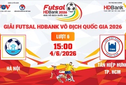 Link xem trực tiếp futsal HDBank VĐQG 2026: Hà Nội vs Tân Hiệp Hưng