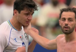 Hậu vệ Uzbekistan khóc nức nở sau màn trình diễn của Ronaldo và Bồ Đào Nha