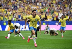 Martinelli đóng vai người hùng ở phút 90+6 đưa Brazil vào vòng 1/8