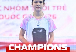 Quỳnh Ngân vô địch U12 đơn nữ vòng loại 1 giải Pickleball trẻ quốc gia 2026