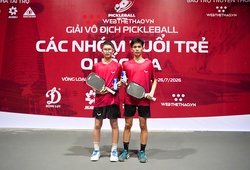Nhà vô địch U18 đôi nam chia sẻ bí quyết sau chức vô địch tại Vòng loại 2