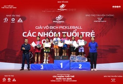 Bảng tổng sắp huy chương Vòng loại 2 Giải Vô địch Pickleball các nhóm tuổi trẻ Quốc gia 2026