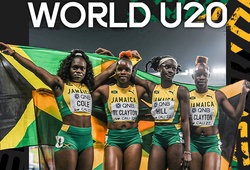 Kỷ lục U20 thế giới chạy 4x100m nữ bị xô đổ bởi các “thần đồng” Jamaica
