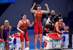 Trung Quốc đánh bại siêu cường quốc Mỹ, Úc giành HCV bơi Olympic và kỷ lục thế giới