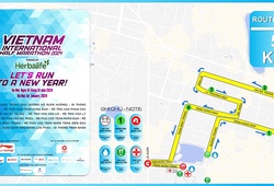 Cung đường chạy 5km và đi bộ mới cập nhật của Giải Bán Marathon Quốc tế Việt Nam 2024 tài trợ bởi Herbalife