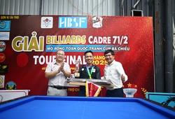 Nguyễn Hoàng Việt vô địch kịch tính giải Billiards Cadre 71/2 mở rộng toàn quốc tranh Cúp Bà Chiểu Tour Final năm 2025