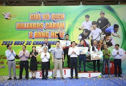 Nguyễn Trần Thanh Tự nhận “mưa” giải thưởng khi vô địch Billiards Carom 3 băng HBSF 2023