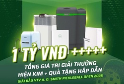 Khám phá hệ thống lọc nước đầu nguồn A. O. Smith AOW-S400 STD – Giải thưởng xịn xò nhất giải VTV A. O. Smith Pickleball Open 2025