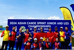 Canoe Việt Nam thắng lớn tại Giải vô địch trẻ và U23 vô địch châu Á 2024