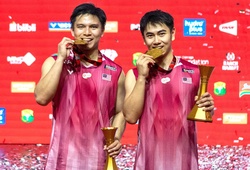 Vô địch Indonesia Open 2026, đôi nam Malaysia quyết định nộp toàn bộ tiền thưởng cho vợ