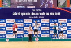 Giải trẻ quốc gia 2026 hé lộ lớp kế cận giàu tiềm năng của cầu lông Việt Nam