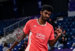 Ayush Shetty tiếp tục gây bão ở giải cầu lông Taipei Open 2025