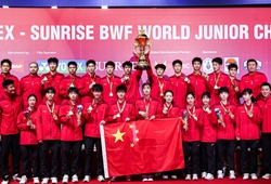 Cầu lông Trung Quốc đoạt lại ngôi vô địch Trẻ thế giới để lập kỷ lục mới