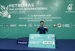 Bùi Bích Phương giành ngôi á quân giải cầu lông Malaysia International Series 2025