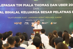 BNI và chiến lược "đỡ đầu" cầu lông Indonesia tại Thomas & Uber Cup 2026: Khi ngân hàng kiến tạo di sản thể thao
