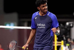 Ayush Shetty hạ gục hạt giống số 4 Kodai Naraoka ở vòng 16 đơn nam giải cầu lông Australian Open 2025
