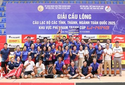 Quảng Ngãi, Lâm Đồng và Đồng Tháp dẫn đầu giải cầu lông CLB toàn quốc 2025 khu vực phía Nam