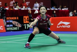 "Thần đồng cầu lông" Nhật Tomoka Miyazaki loại cựu số 1 thế giới Ratchanok Intanon ở Hong Kong Open 2024