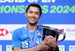 Jonatan Christie giành ngôi vô địch đơn nam lịch sử cho cầu lông Indonesia ở All England Open 2024