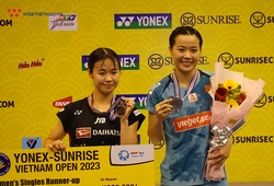 Tay vợt nữ số 1 Nguyễn Thùy Linh vô địch Giải cầu lông Vietnam Open 2023 đầy cảm xúc