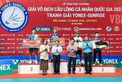 Kết quả VĐQG cầu lông cá nhân 2023 ngày 02/09 mới nhất: Tiến Minh, Thùy Linh vô địch thuyết phục
