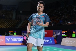 Anthony Sinisuka Ginting dừng bước sớm tại giải cầu lông Thailand Open 2026 sau thất bại trước Shi Yu Qi
