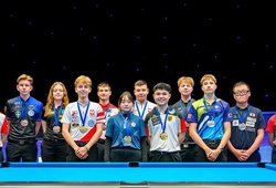 Vô địch billiards trẻ thế giới ngay sinh nhật: Felix Vogel giã từ cấp độ Trẻ bằng danh hiệu danh giá nhất