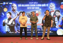 Trần Quyết Chiến, Trần Thanh Lực, Vinh Bao dự giải Billiard Carom 3 băng Quốc tế SCTV Cup 2025 có tiền thưởng kỷ lục