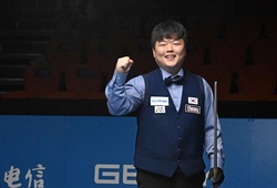 Myung-woo Cho đoạt huy chương vàng World Games 2025 nội dung billiard carom 3 băng