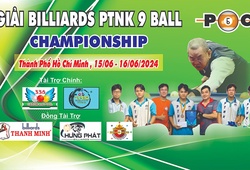 Khởi tranh giải billiard PTNK 9 ball pool Championship 2024