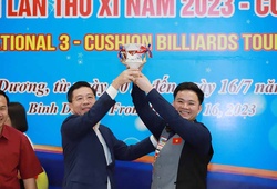 Giải billiards carom 3 băng quốc tế Bình Dương 2023 ngày 16/7: Bao Phương Vinh vô địch