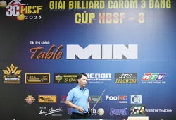 Lịch thi đấu billiard carom 3 băng Cúp HBSF – 3 năm 2023