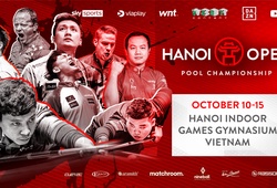 Thông tin chính thức từ Ban tổ chức Giải Hanoi Open Pool Championship
