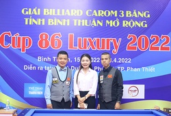 Giải carom 3 băng tỉnh Bình Thuận mở rộng: Quyết Chiến thêm chiến thắng trước SEA Games 31