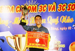 Cơ thủ Nguyễn Như Lê lập cú đúp vô địch giải Billiard Carom 3 băng huyện Bàu Bàng mở rộng 2023