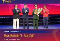 Huyền thoại trên 90 tuổi Cung Bỉnh Di: Từ chiến sĩ Điện Biên đến Giải Thành tựu trọn đời của Cúp Chiến thắng 2025