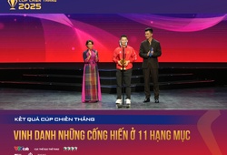 Toàn cảnh Cúp Chiến thắng 2025: Đêm vinh danh những tinh hoa của Thể thao Việt Nam