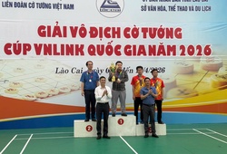 Bế mạc Giải vô địch Cờ tướng quốc gia 2026: Vũ Quốc Đạt lập cú đúp vinh quang, Lào Cai ghi dấu ấn lịch sử