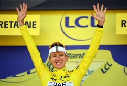 Đương kim vô địch Pogacar thắng chặng 7 và giành lại Áo vàng cuộc đua xe đạp Tour de France 2025