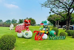 Khai gậy đầu Xuân tại Sân Golf Sông Bé: Hái lộc may mắn, đón Tết "xanh" giữa lòng đô thị